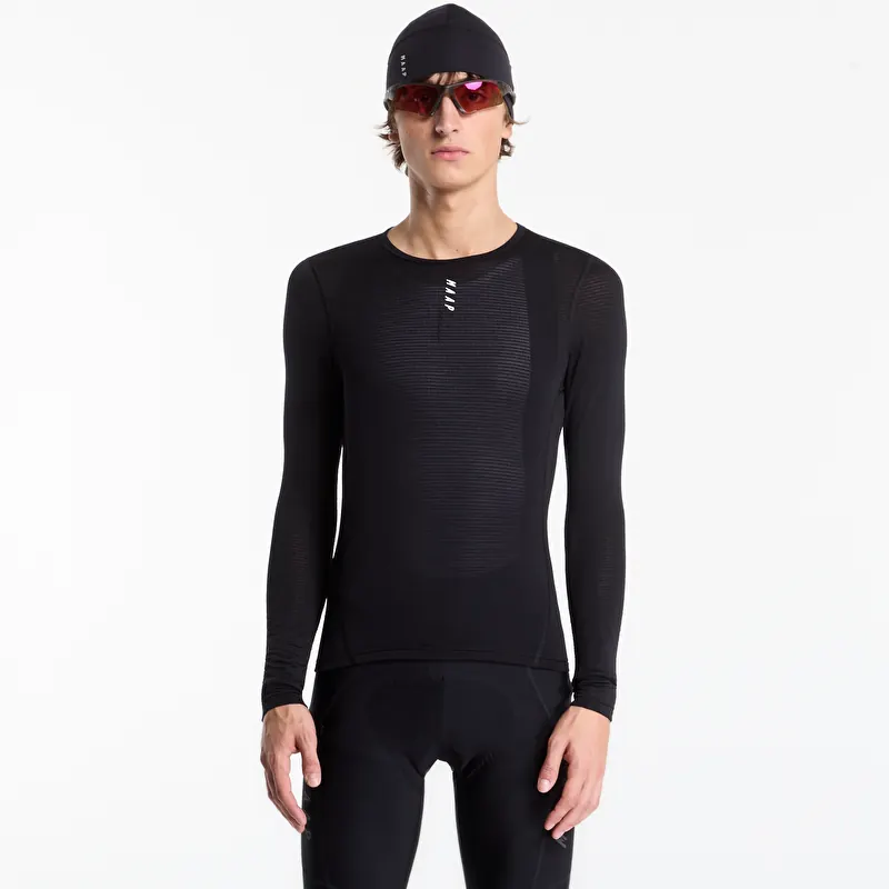 Póló MAAP TEAM Thermal LS Base Black