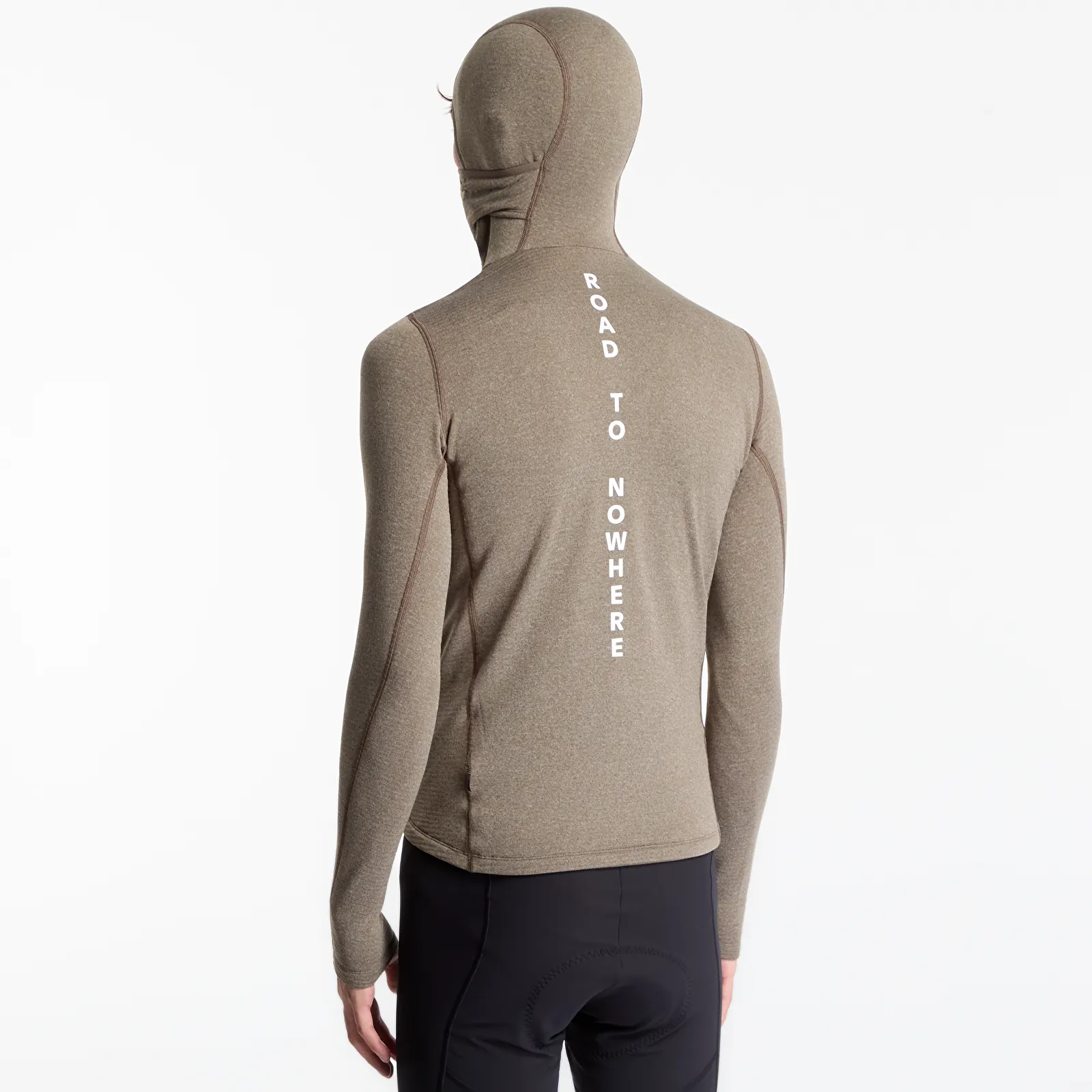 Sweatshirts Pas Normal Studios Thermal Hooded Windproof Baselayer Dark Stone
