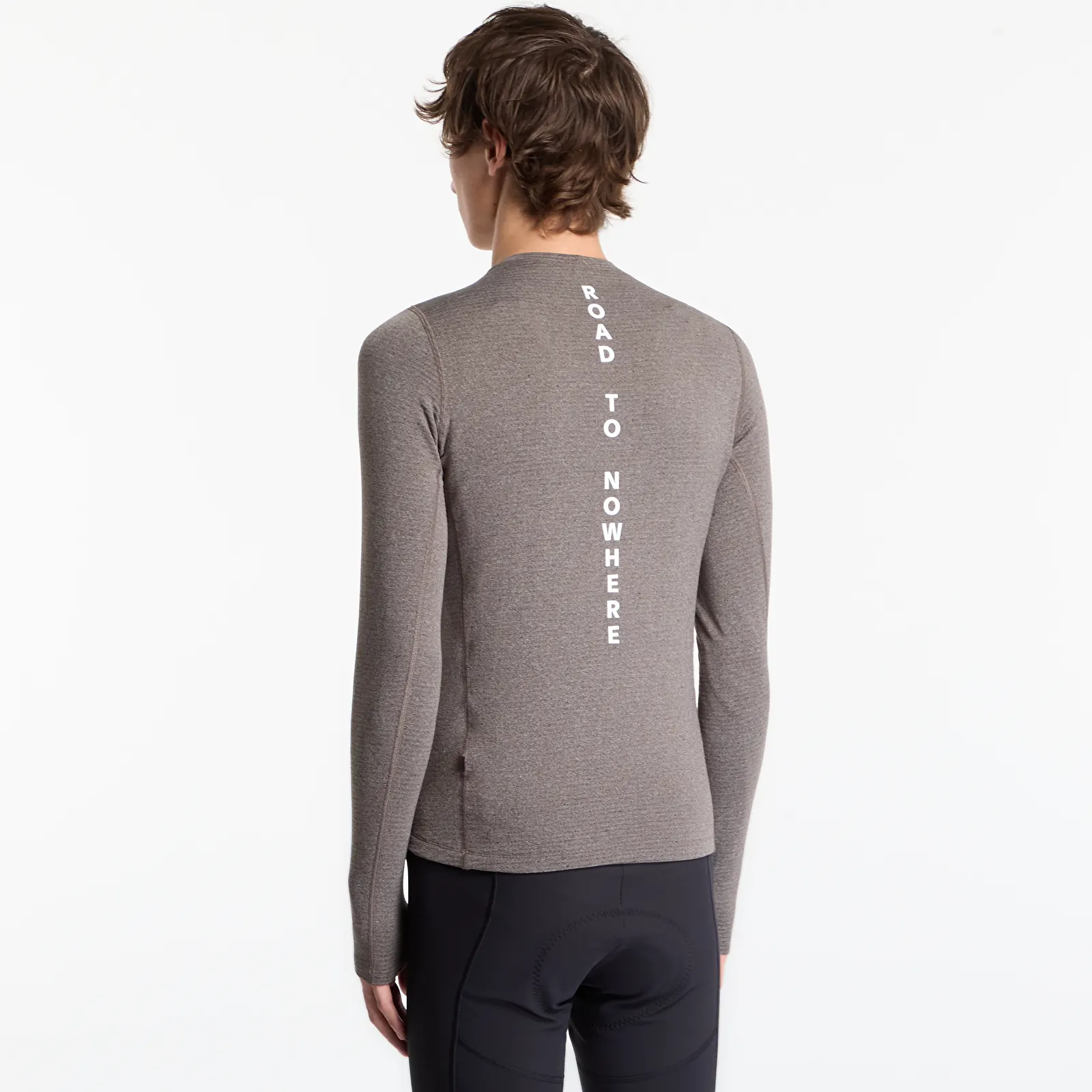 T-shirts Pas Normal Studios Thermal Long Sleeve Baselayer Dark Coffee