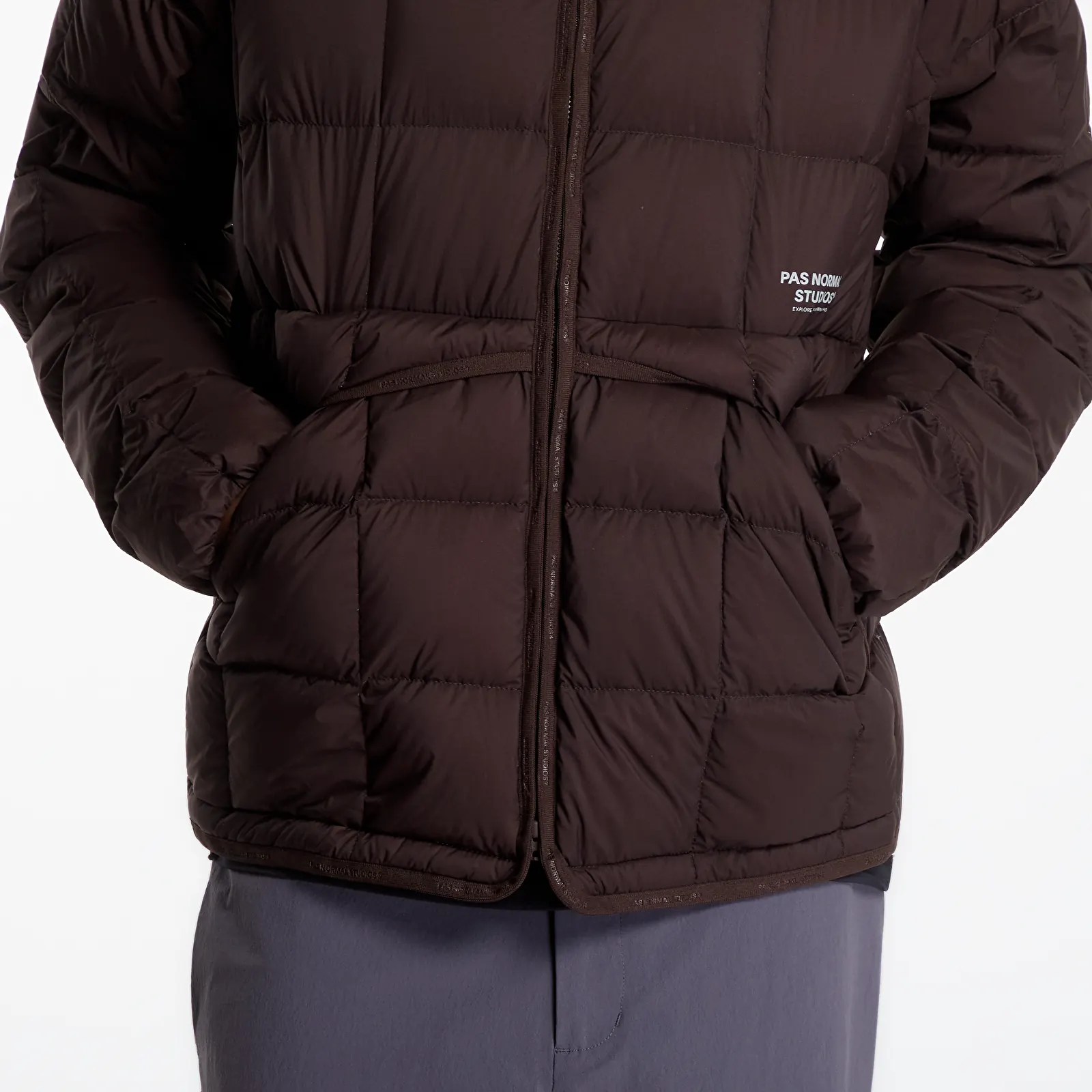 Puffer-jakker Pas Normal Studios Off-Race Down Liner Jacket Dark Coffee