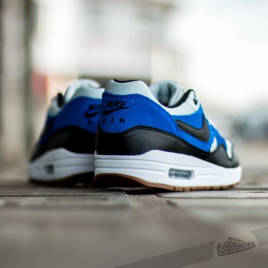 Men s shoes Nike Air Max 1 Essential Grey Mist Black Lyon Blue