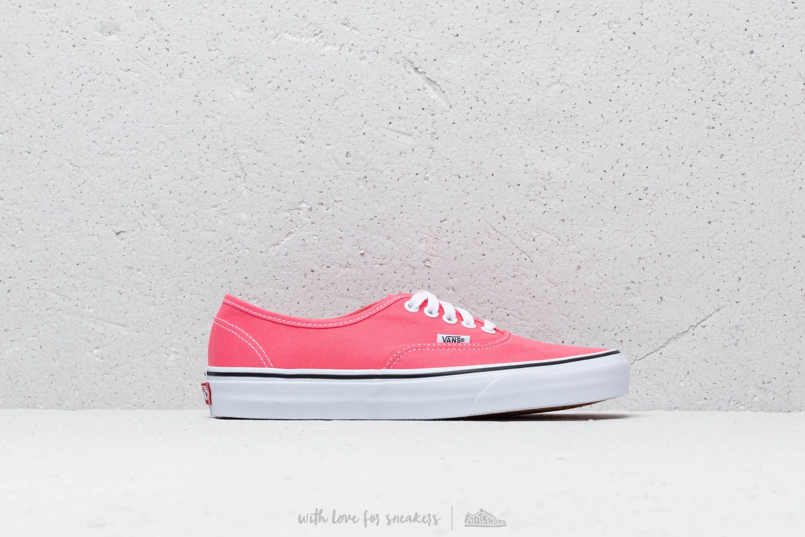 Men s shoes Vans Authentic Strawberry Pink Truewhite Footshop
