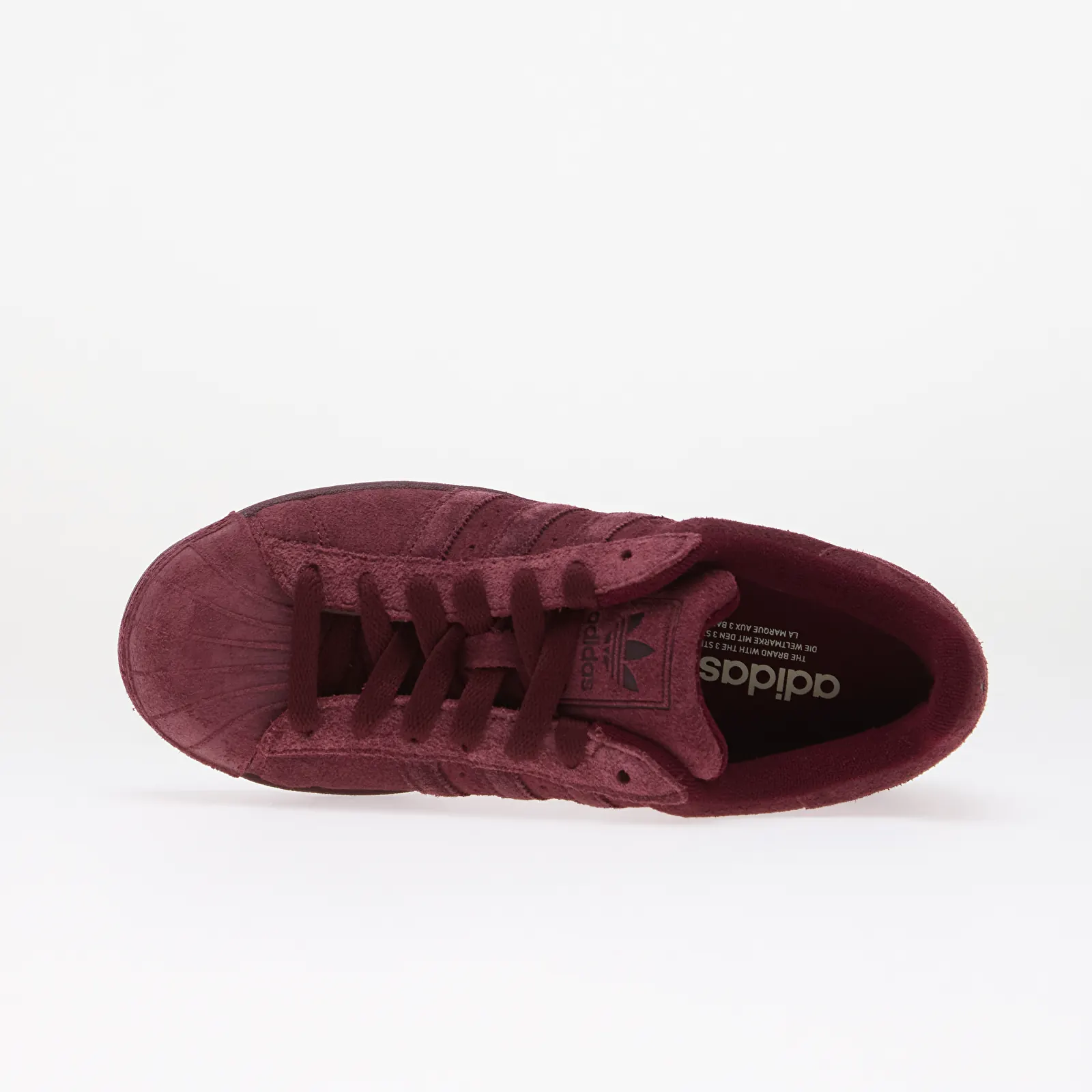 Women's shoes adidas Superstar II Maroon/ Maroon