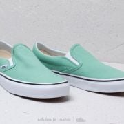 Neptune green slip on on sale vans