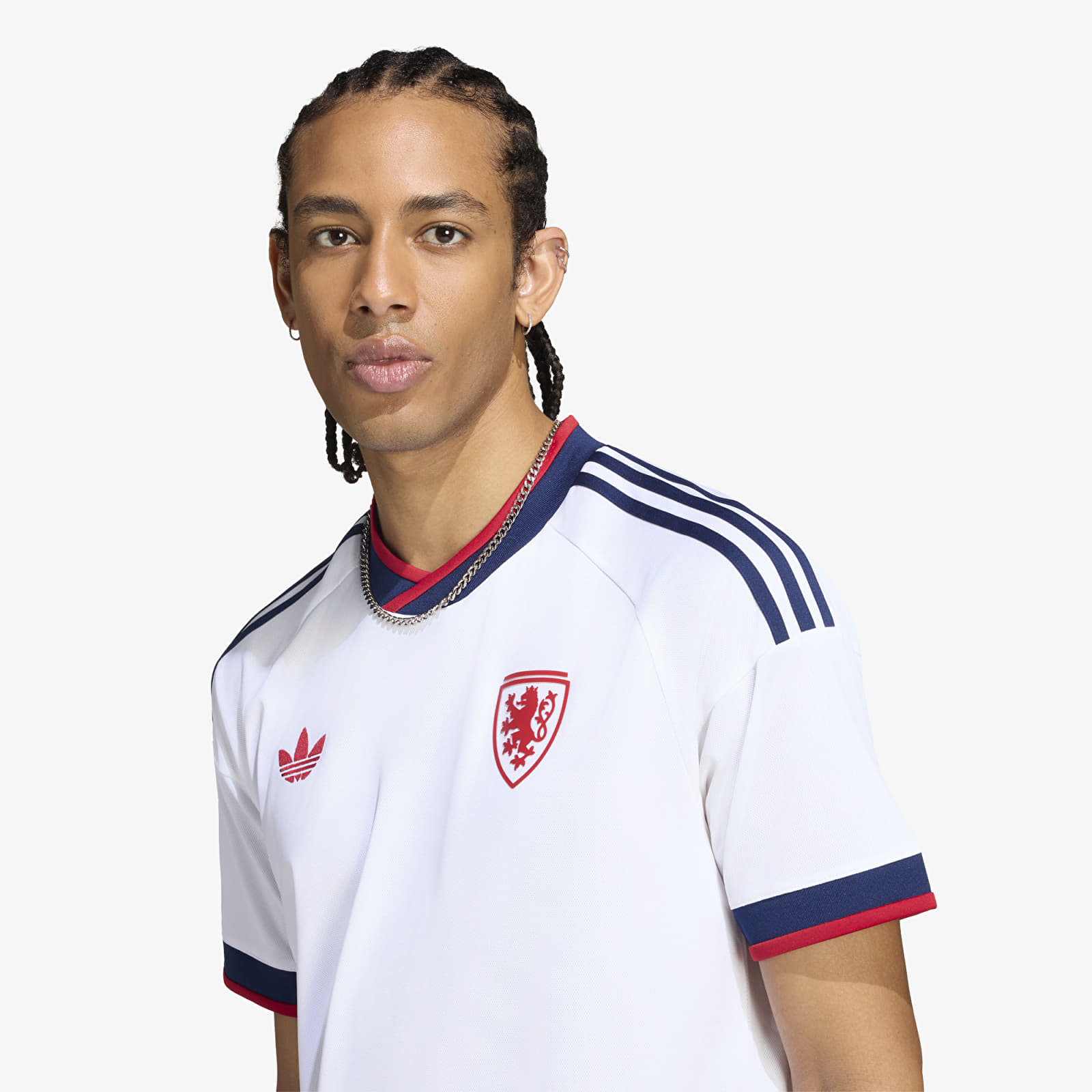 Jerseys adidas Czechia FAČR Away Jersey White/ Team Navy Blue 2/ Team Power Red 2