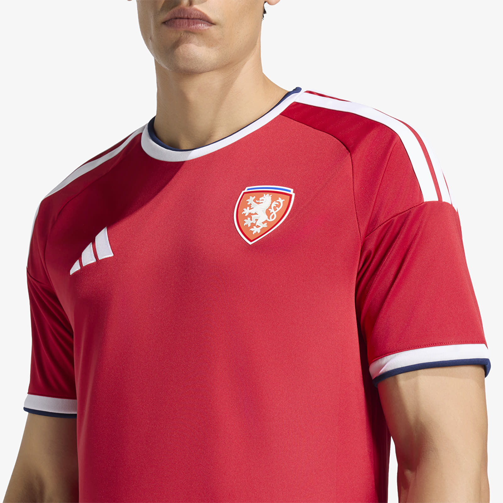 Pelipaidat adidas Czechia FAČR Home Jersey Team Power Red 2/ Team Navy Blue 2/ White