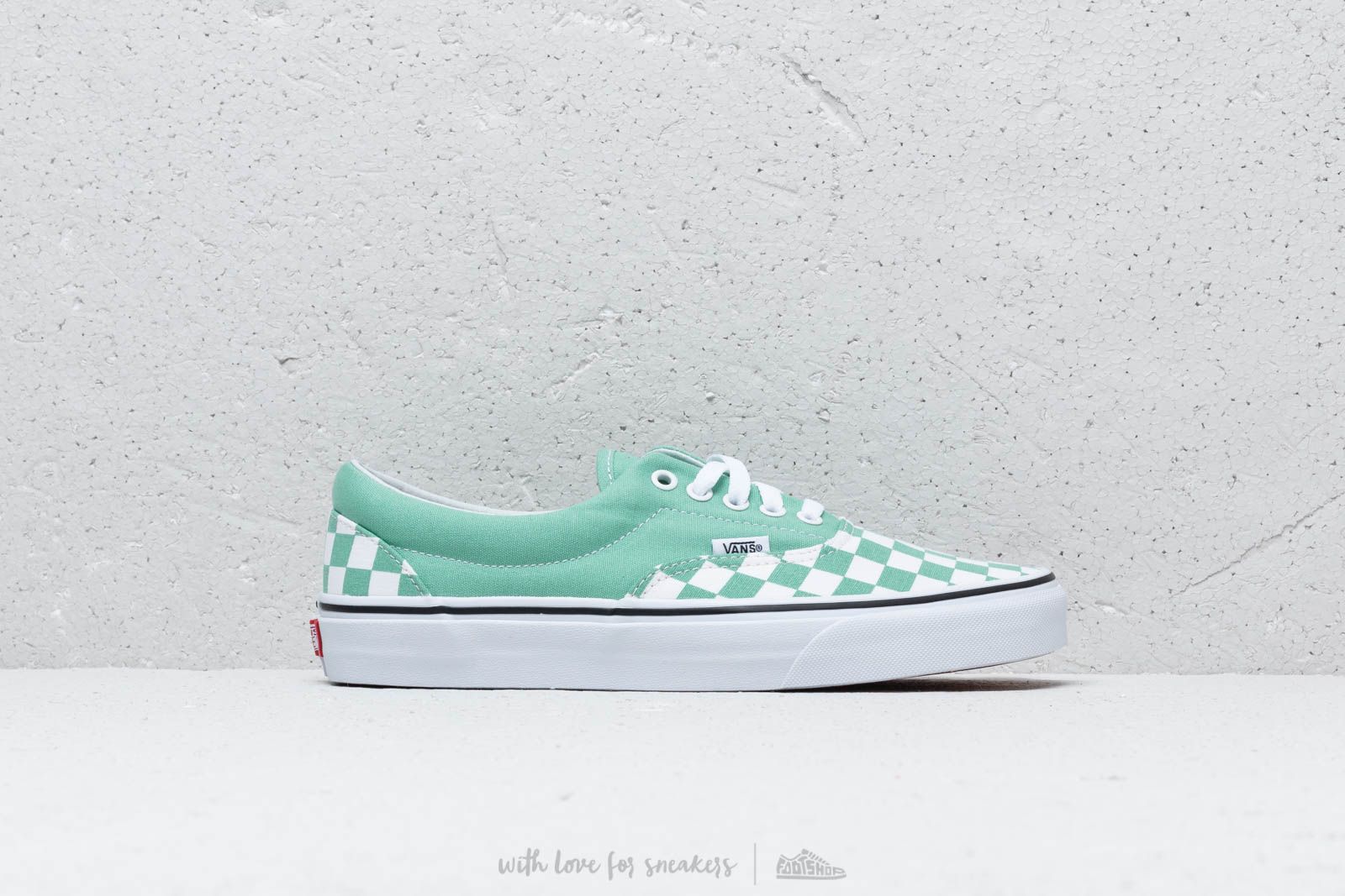 Neptune green checkered vans shop