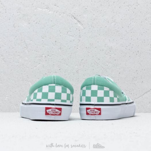 Neptune green checkered vans shop