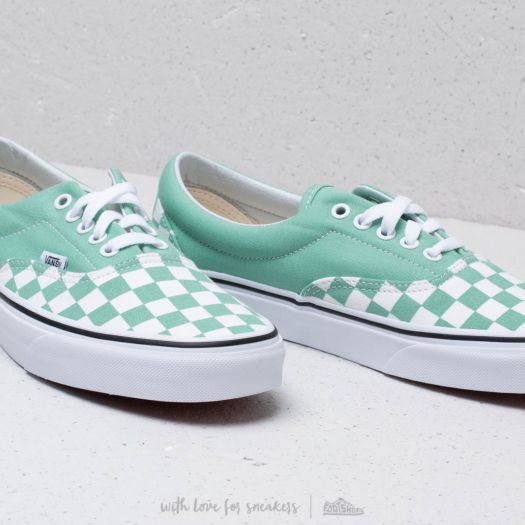 Vans Era Checkerboard Neptune Green Footshop