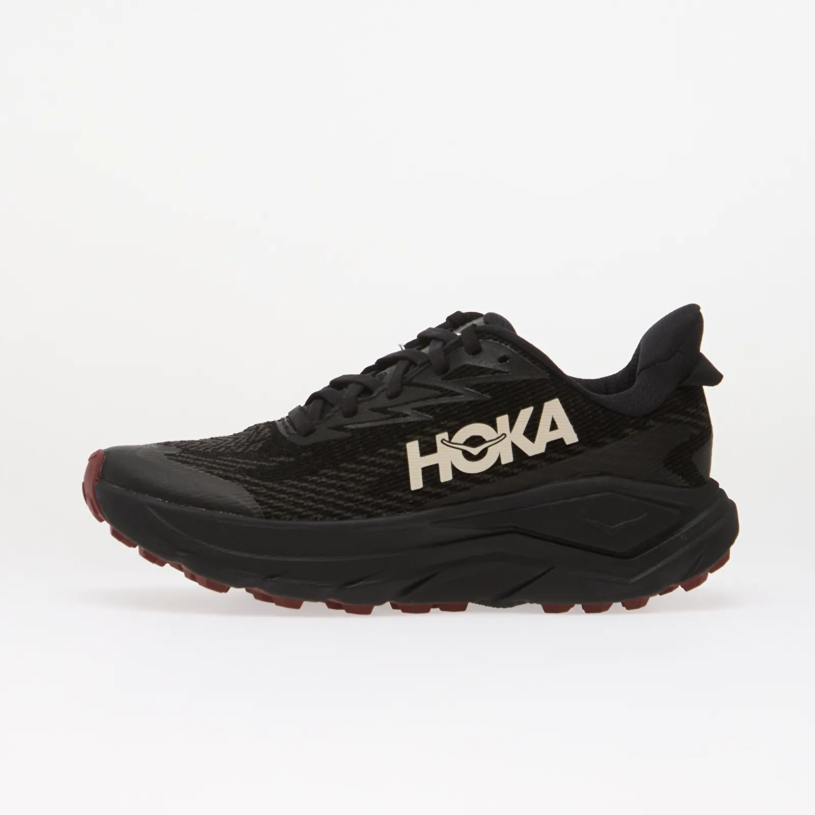 Women's shoes Hoka® W Challenger 8 GTX Black/ Varsity Burgundy