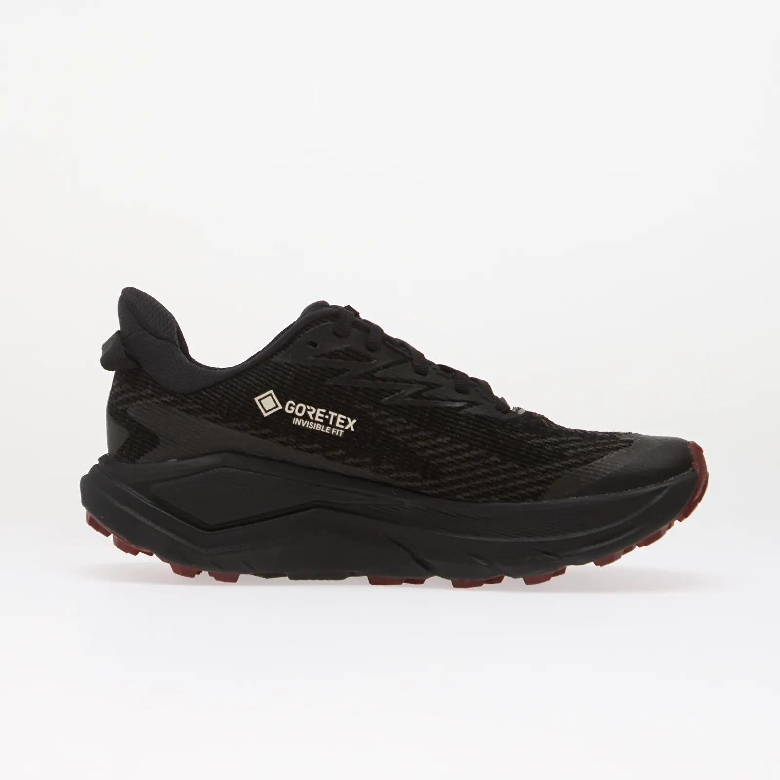 Women's shoes Hoka® W Challenger 8 GTX Black/ Varsity Burgundy
