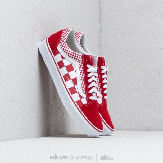 Mix checker old skool shoes vans discount
