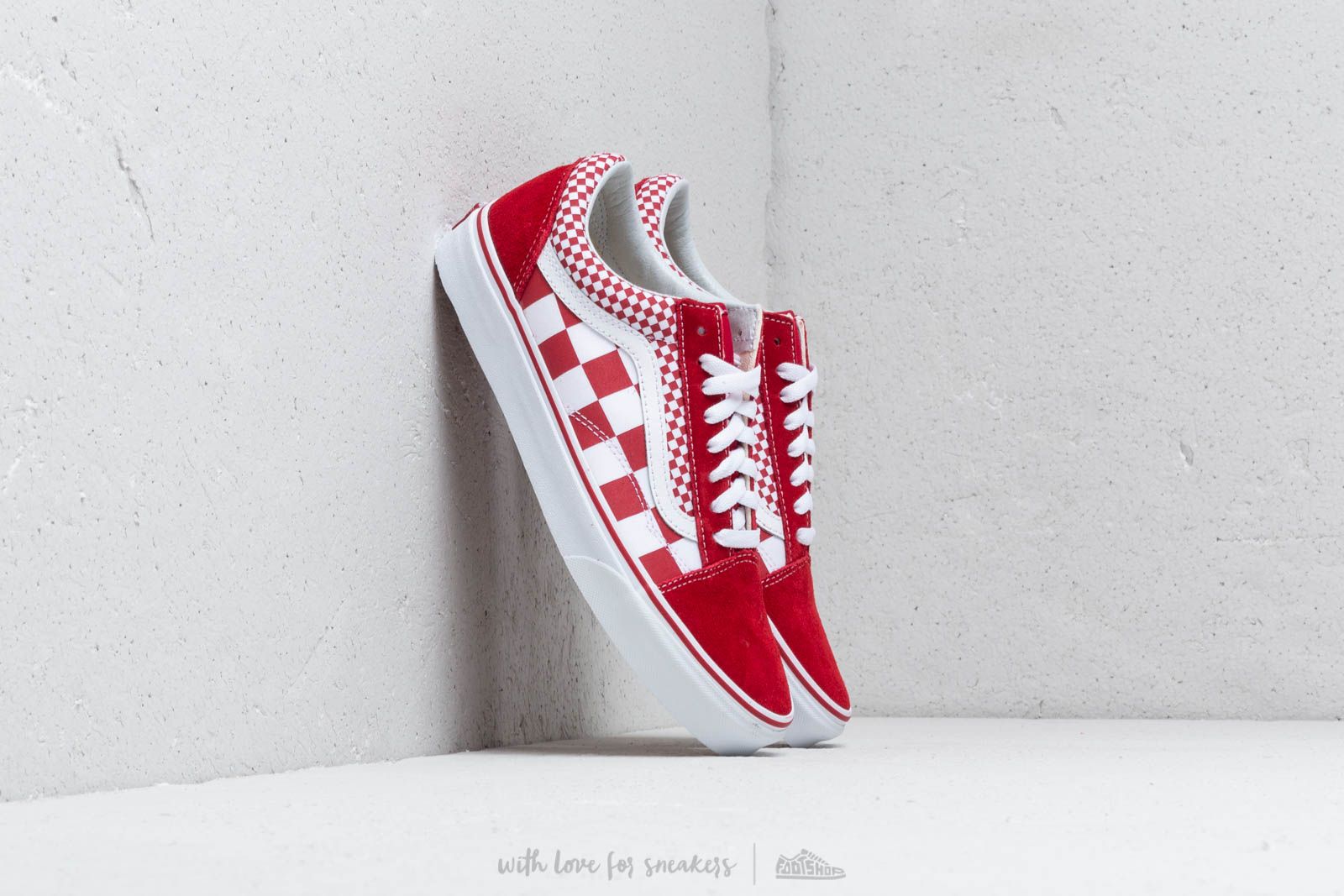 Men s shoes Vans Old Skool Mix Checker Chili Pepper Footshop