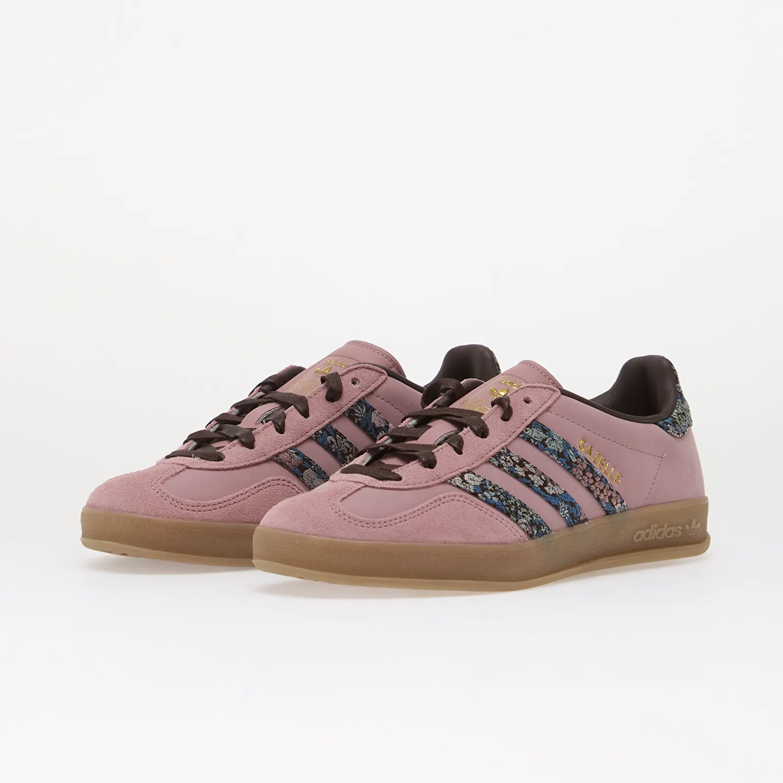 Жіноче взуття adidas x Liberty London Gazelle Indoor Magic Mauve/ Aurora Coffee/ Gum5