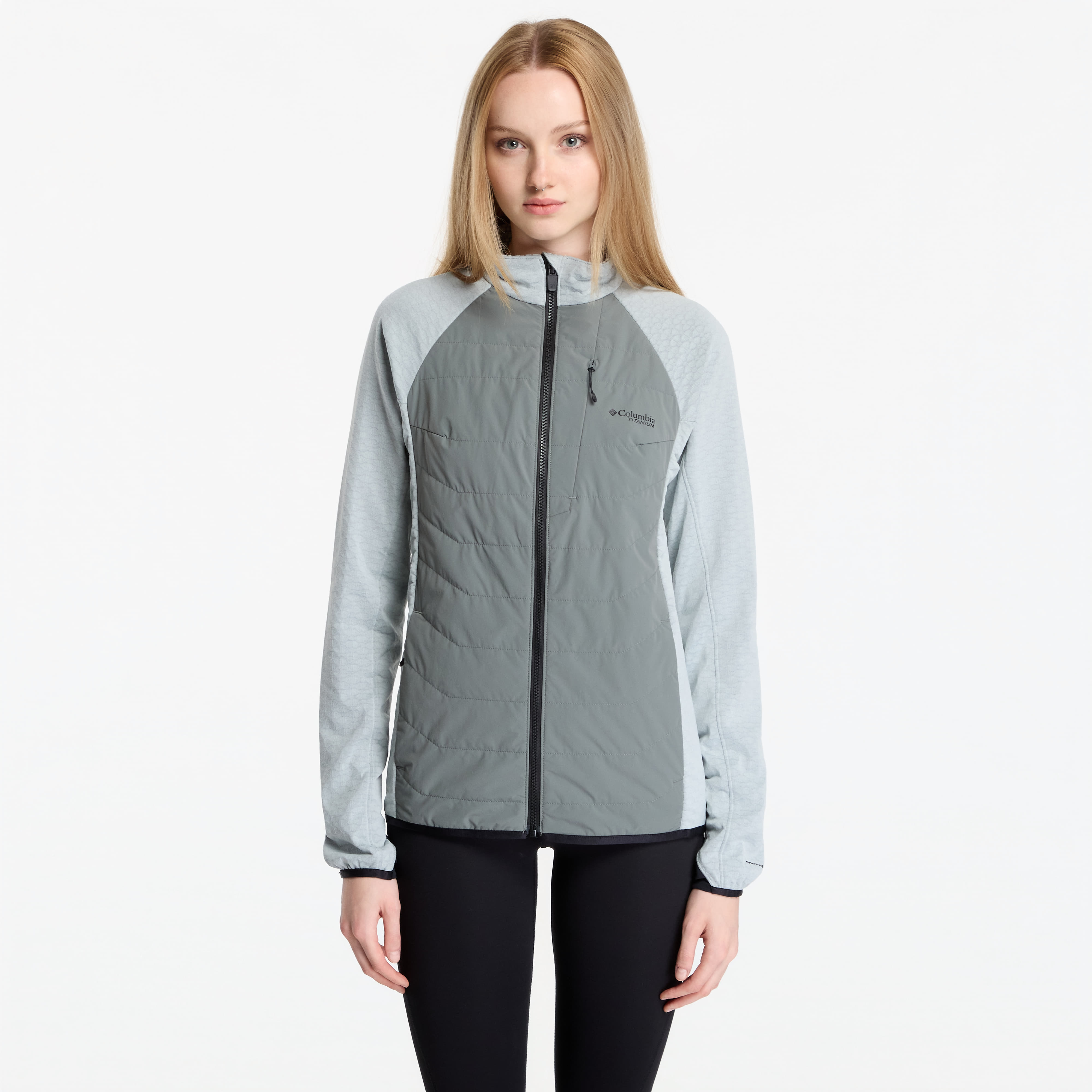 Sweatshirt Columbia Arctic Crest™ II Hybrid Full Zip Sedona Sage, Tea Light S