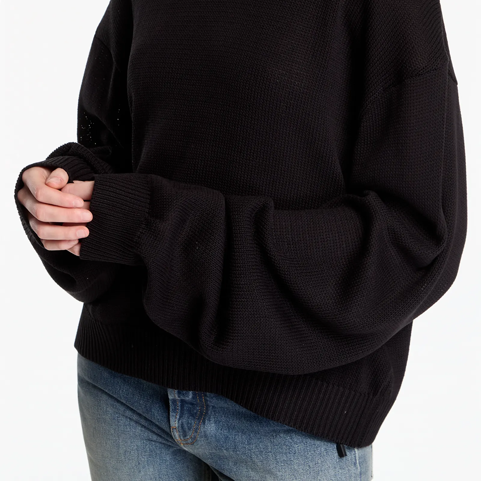 Pulóverek Heliot Emil Uniform Knit UNISEX Black