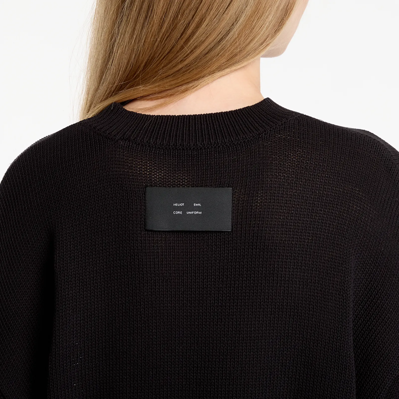 Pulóverek Heliot Emil Uniform Knit UNISEX Black