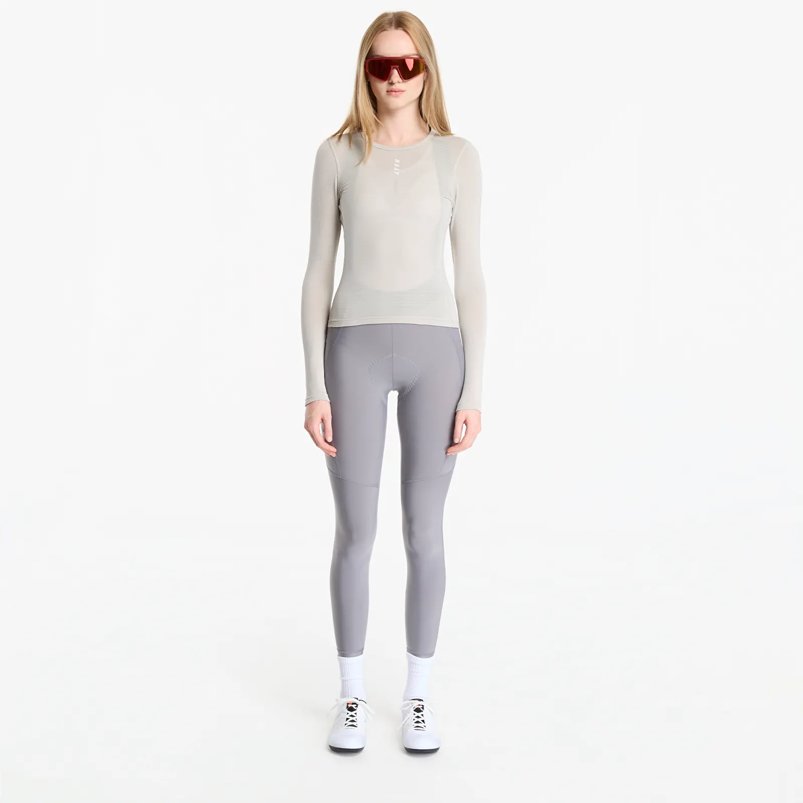 T-shirts MAAP TEAM Thermal LS Base Fog