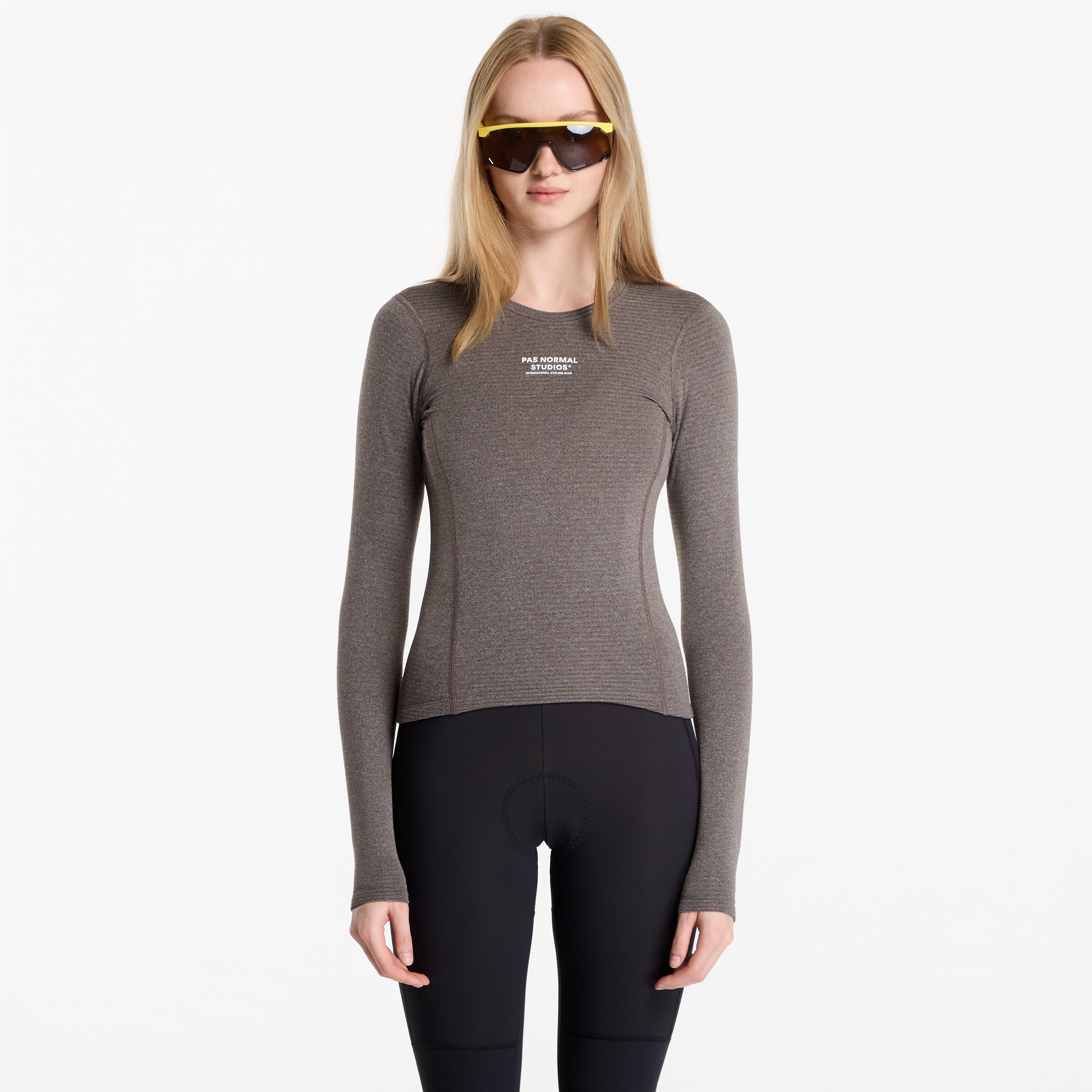 Тениска Pas Normal Studios Women's Thermal Long Sleeve Baselayer Dark Coffee S