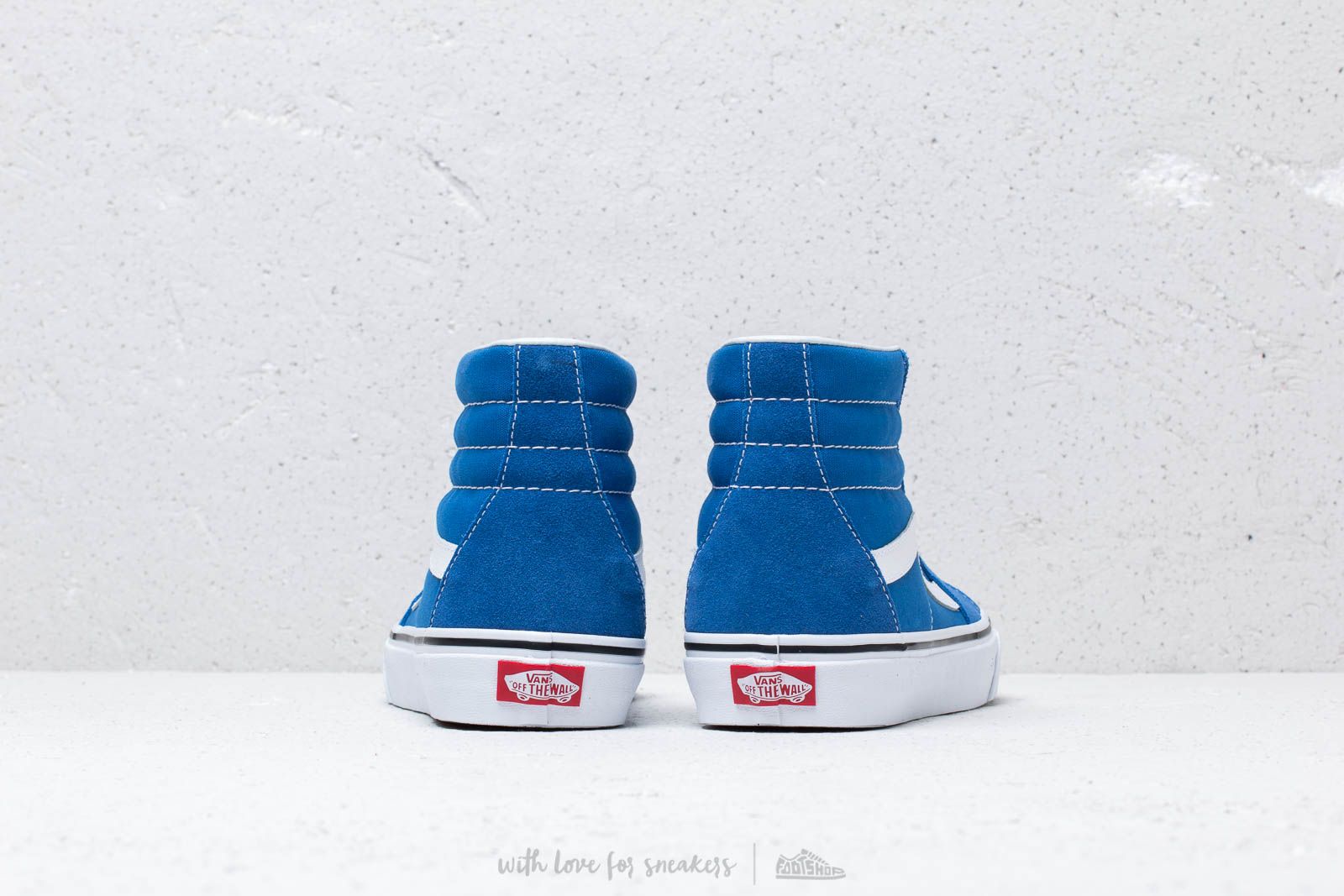 Men s shoes Vans SK8 Hi Lapis Blue True White Footshop