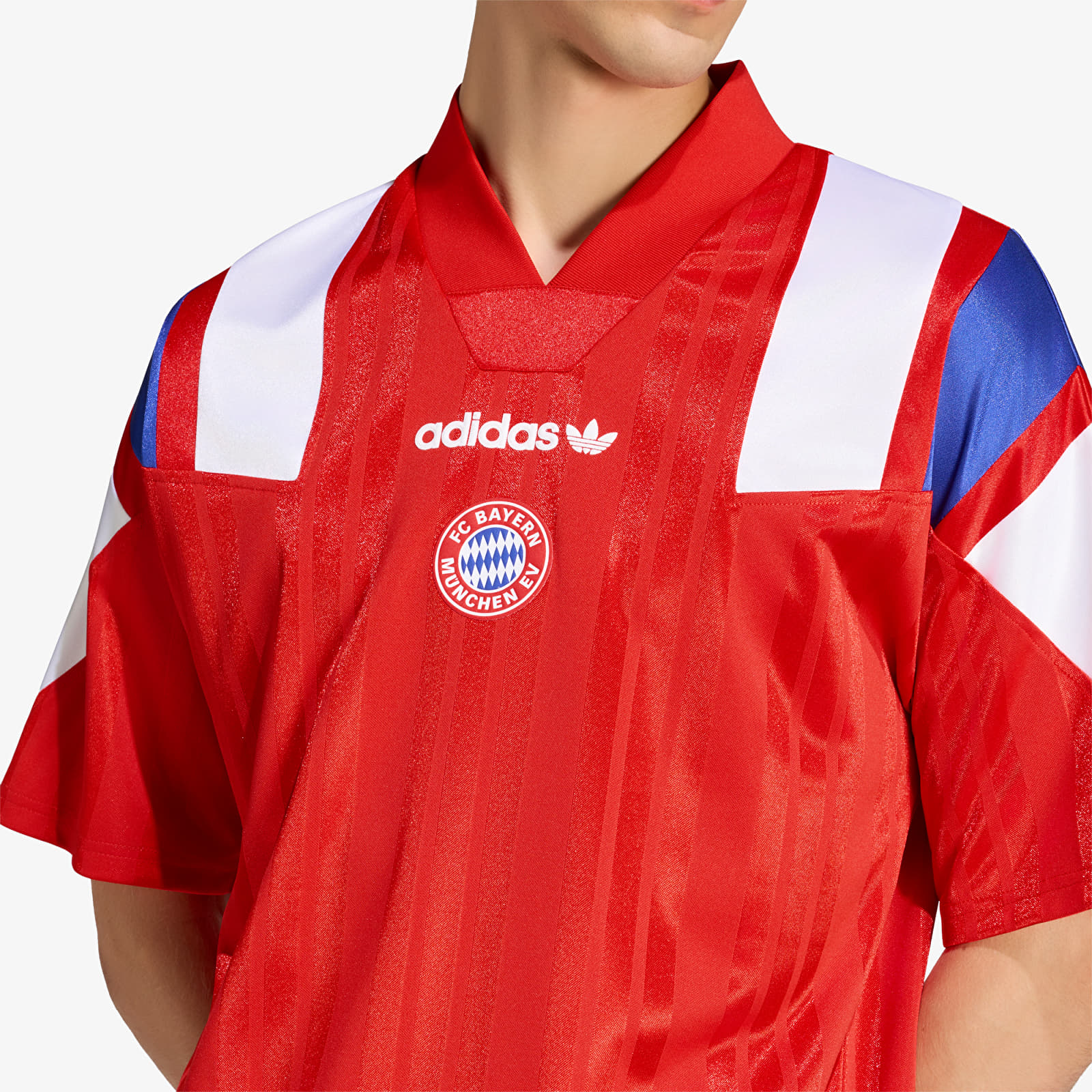 Jerseys adidas FC Bayern Muenchen EQT Jersey UNISEX Red/ White/ Semi Lucid Blue