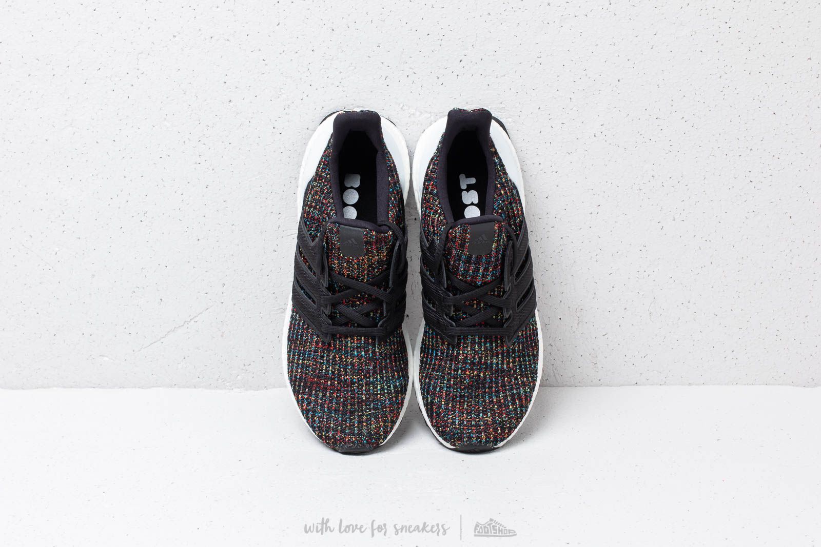 Ultraboost  men's core sales black/white/active red cmyk story