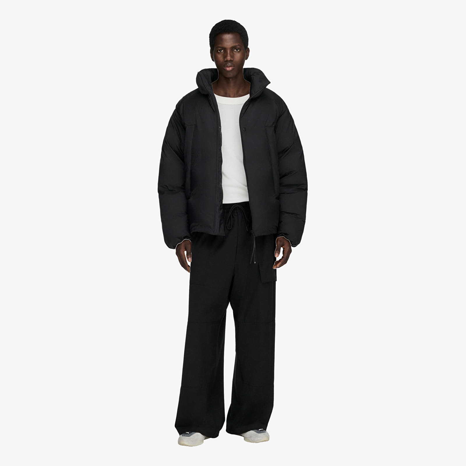 Puffer jackets Y-3 Hooded Puffer Jacket Black