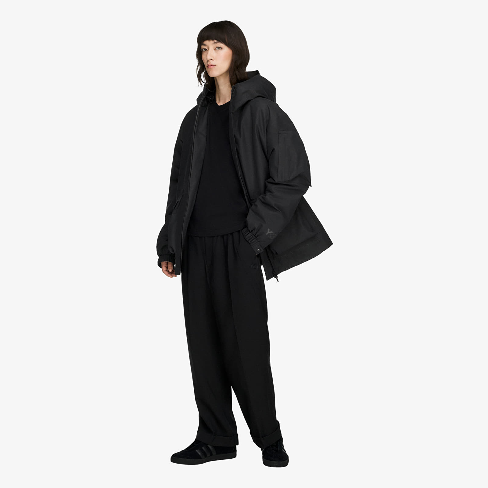Geci parka Y-3 GTX Padded Hooded Jacket UNISEX Black