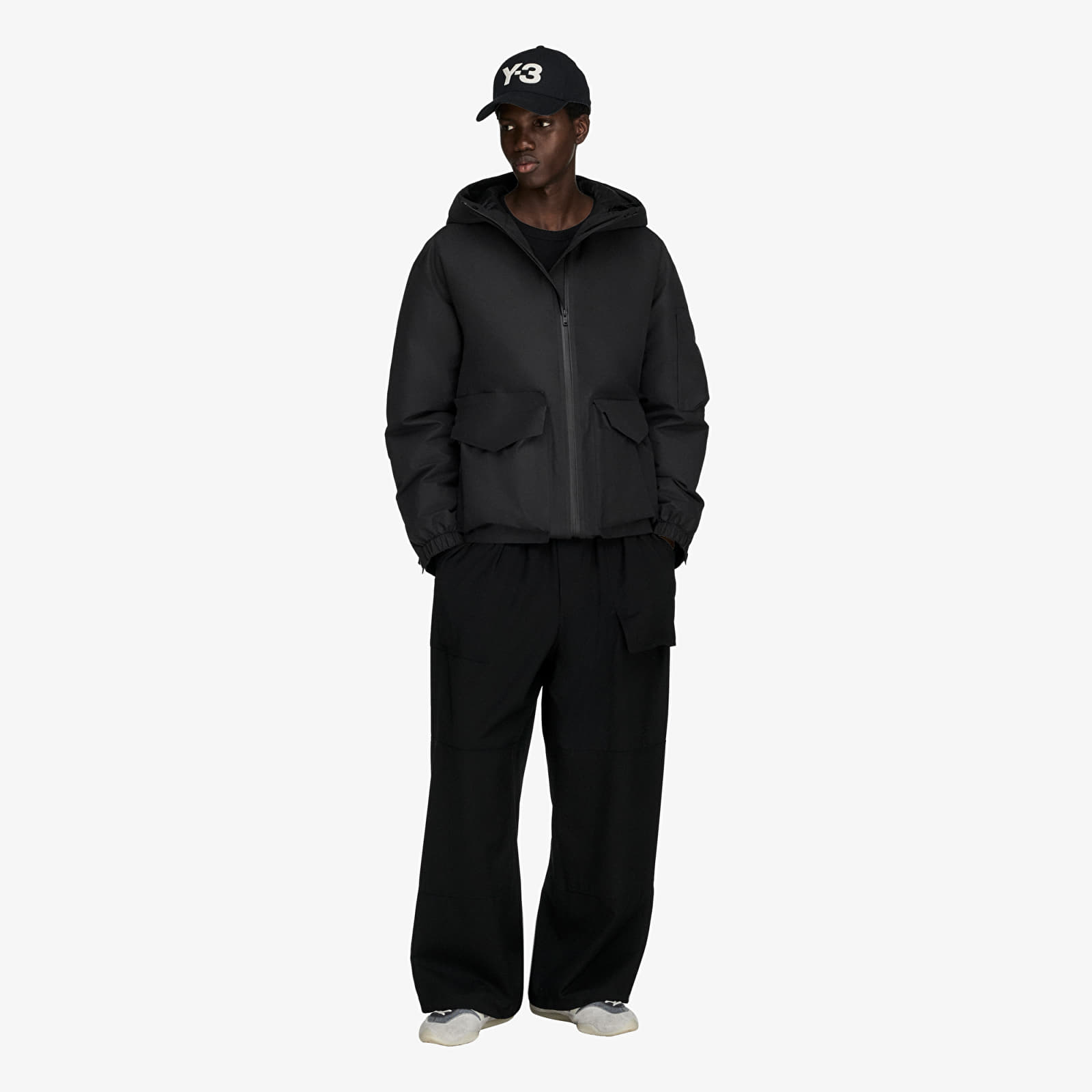Geci parka Y-3 GTX Padded Hooded Jacket UNISEX Black
