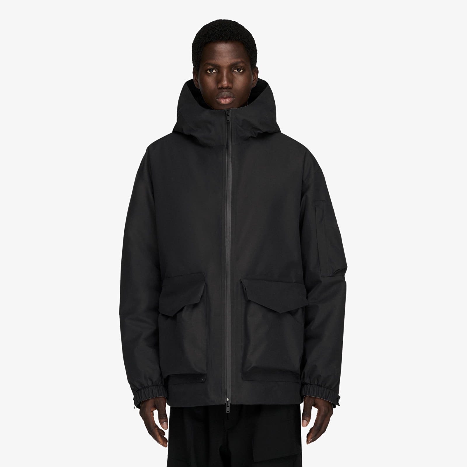 Geci parka Y-3 GTX Padded Hooded Jacket UNISEX Black