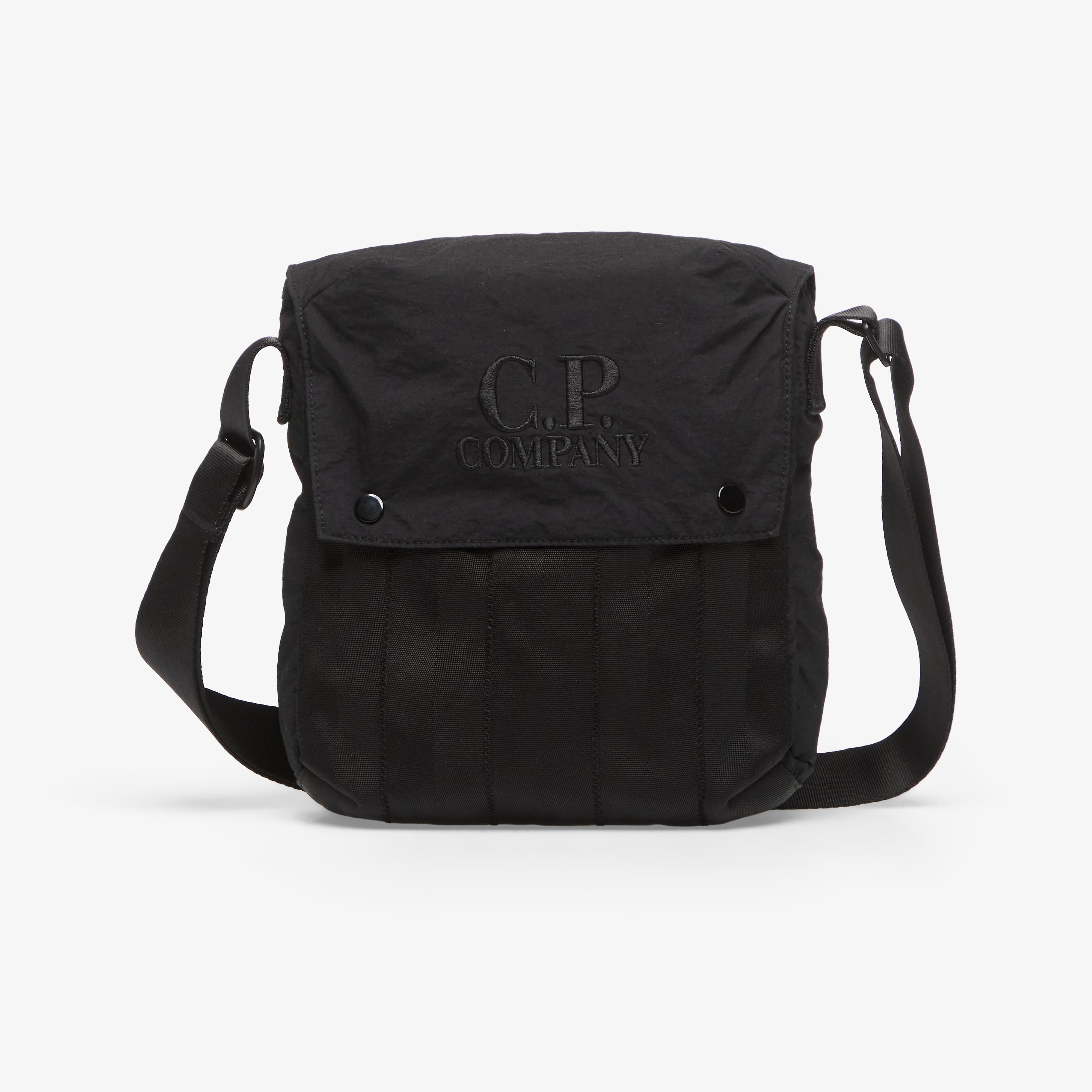 Чанта C.P. Company Herringbone Mixed Shoulder Bag Black Universal