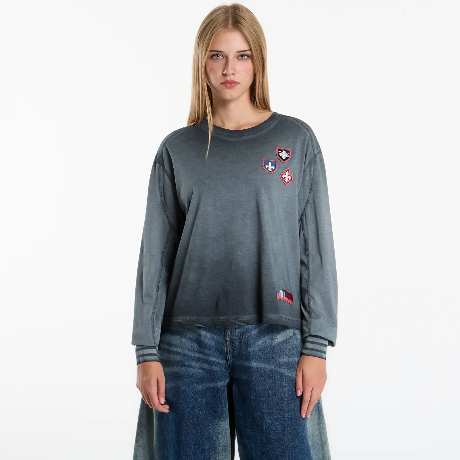 Dámske tričká Diesel T-Bawye-Ls T-Shirt Urban Chic