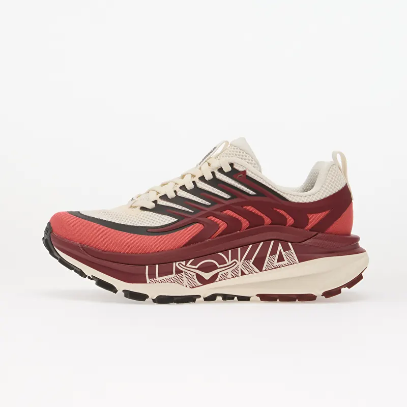 Hoka® W Stinson 8 Alabaster/ Varsity Burgundy