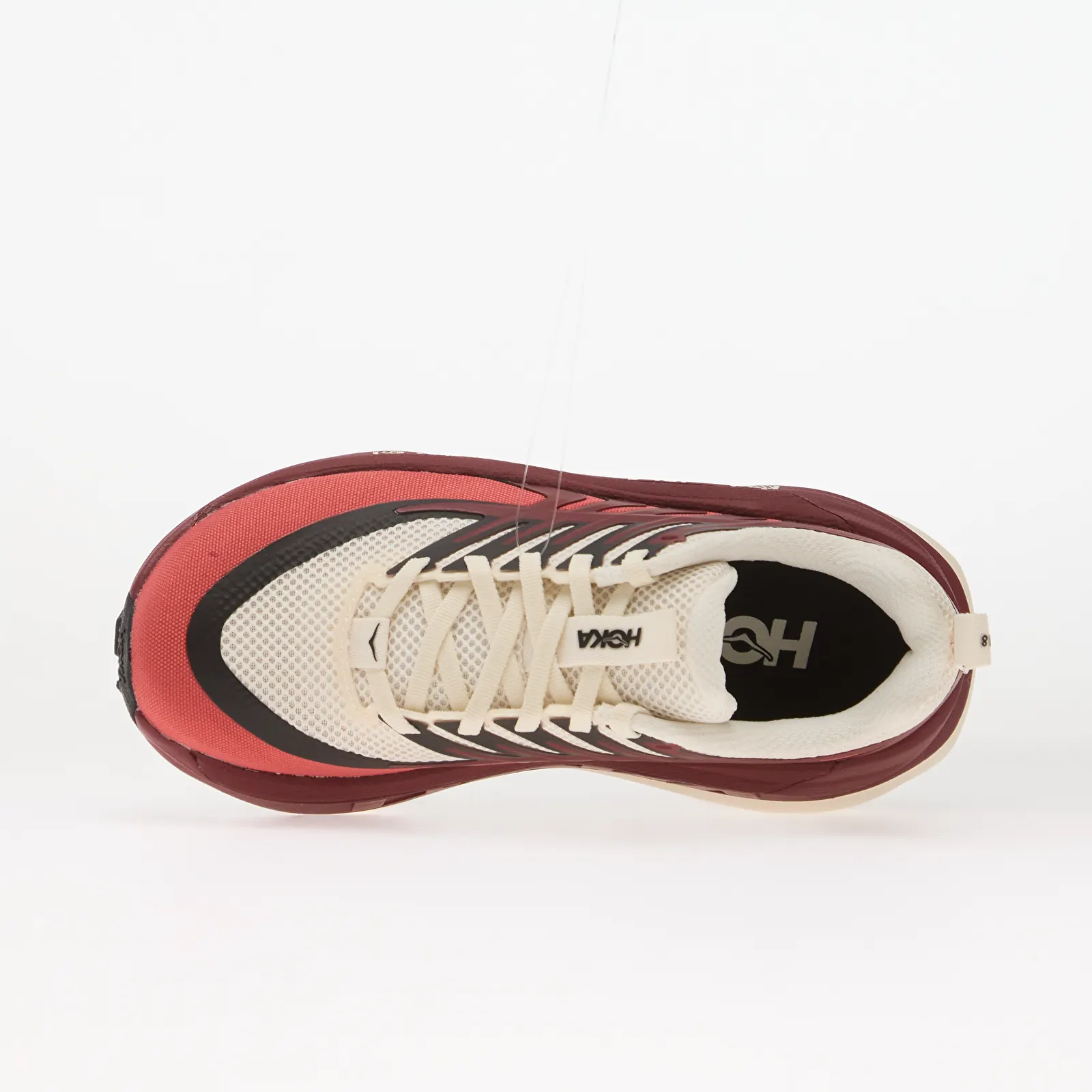 Zapatillas mujer Hoka® W Stinson 8 Alabaster/ Varsity Burgundy