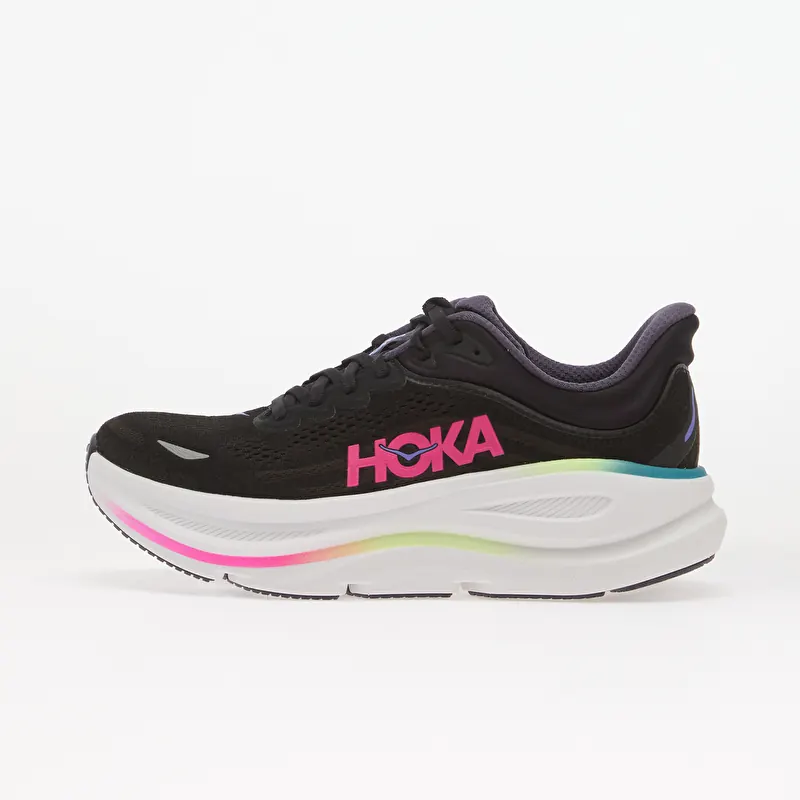 Hoka® W Bondi 9 Black/ Neon Dragonfruit