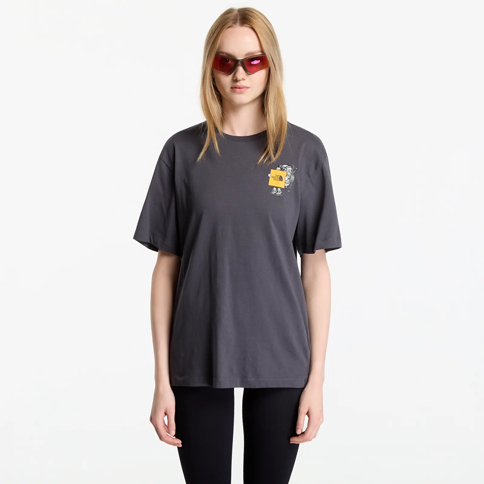 T-shirts The North Face Gear Up Get Out Relaxed SS Tee UNISEX Anthracite