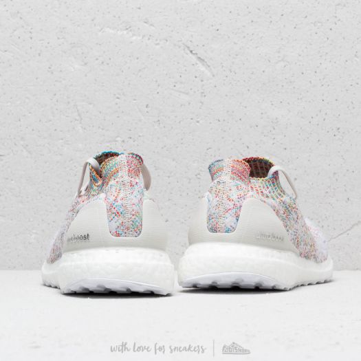 Adidas ultra boost uncaged raw white & shock cyan new arrivals