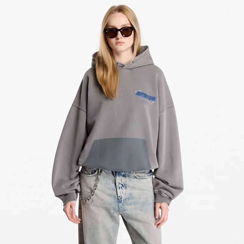 Sweatshirt Represent Ransom Hoodie UNISEX Oxidised Grey