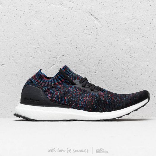 Adidas ultraboost uncaged men's running shoes core black/active red hot sale