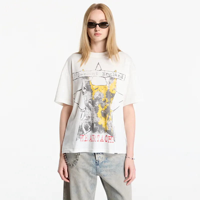 T-Shirt Represent Riot T-Shirt UNISEX Flat White