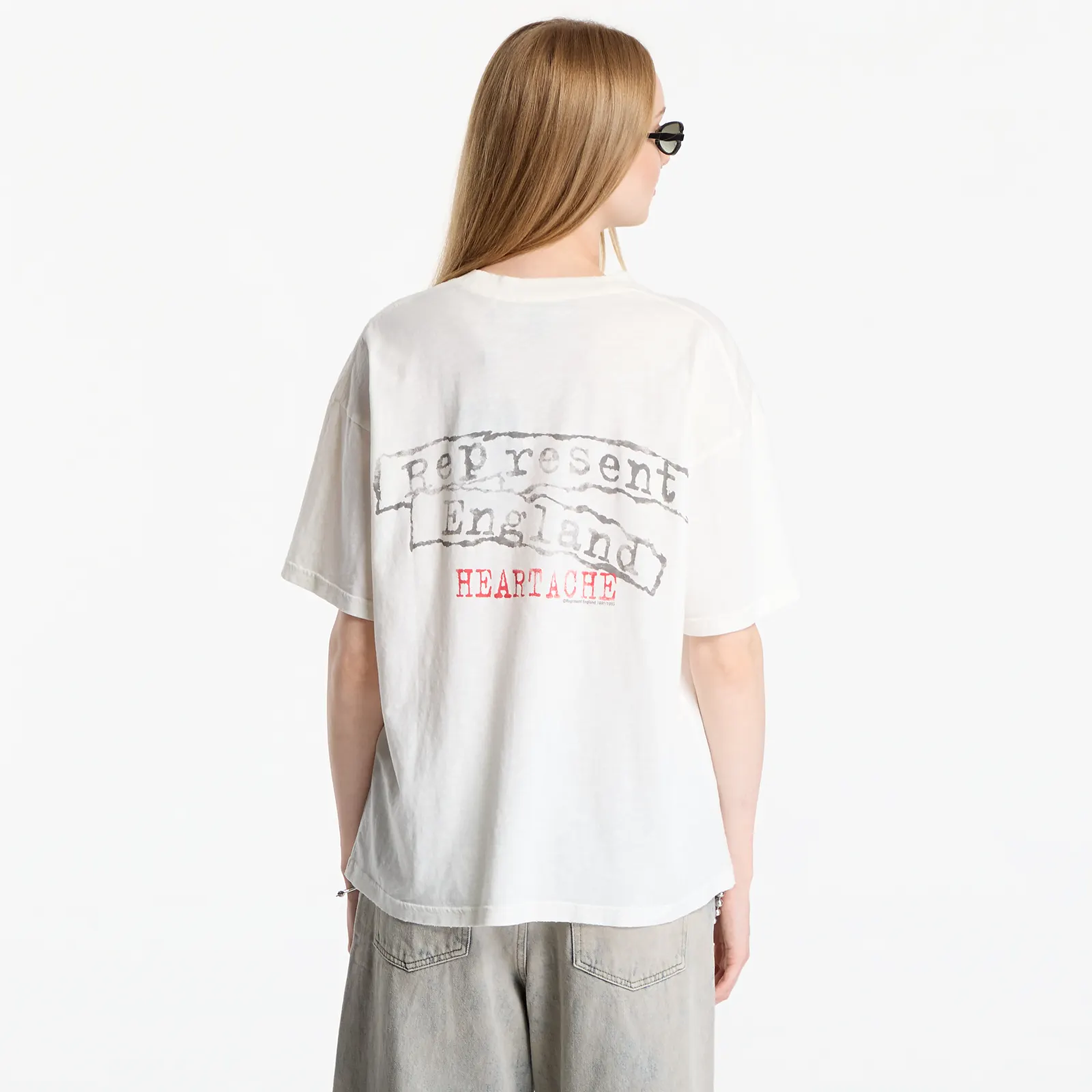 T-särgid Represent Riot T-Shirt UNISEX Flat White