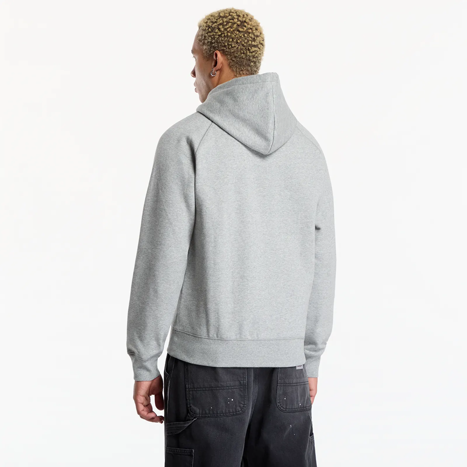Φούτερ Carhartt WIP Hooded Chase Sweat Grey Heather/ Gold