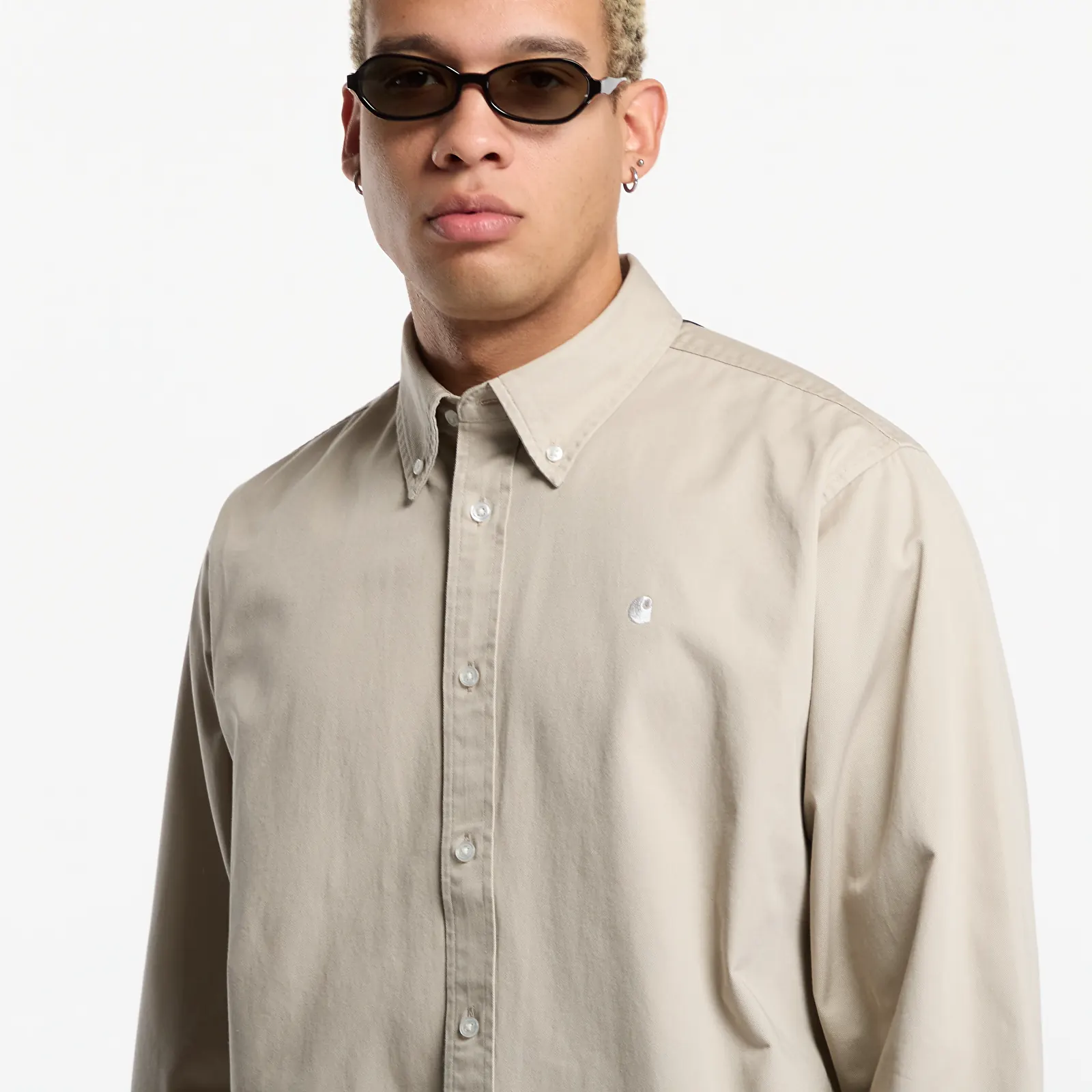 Shirts Carhartt WIP L/S OG Madison Shirt UNISEX Fleur De Sel