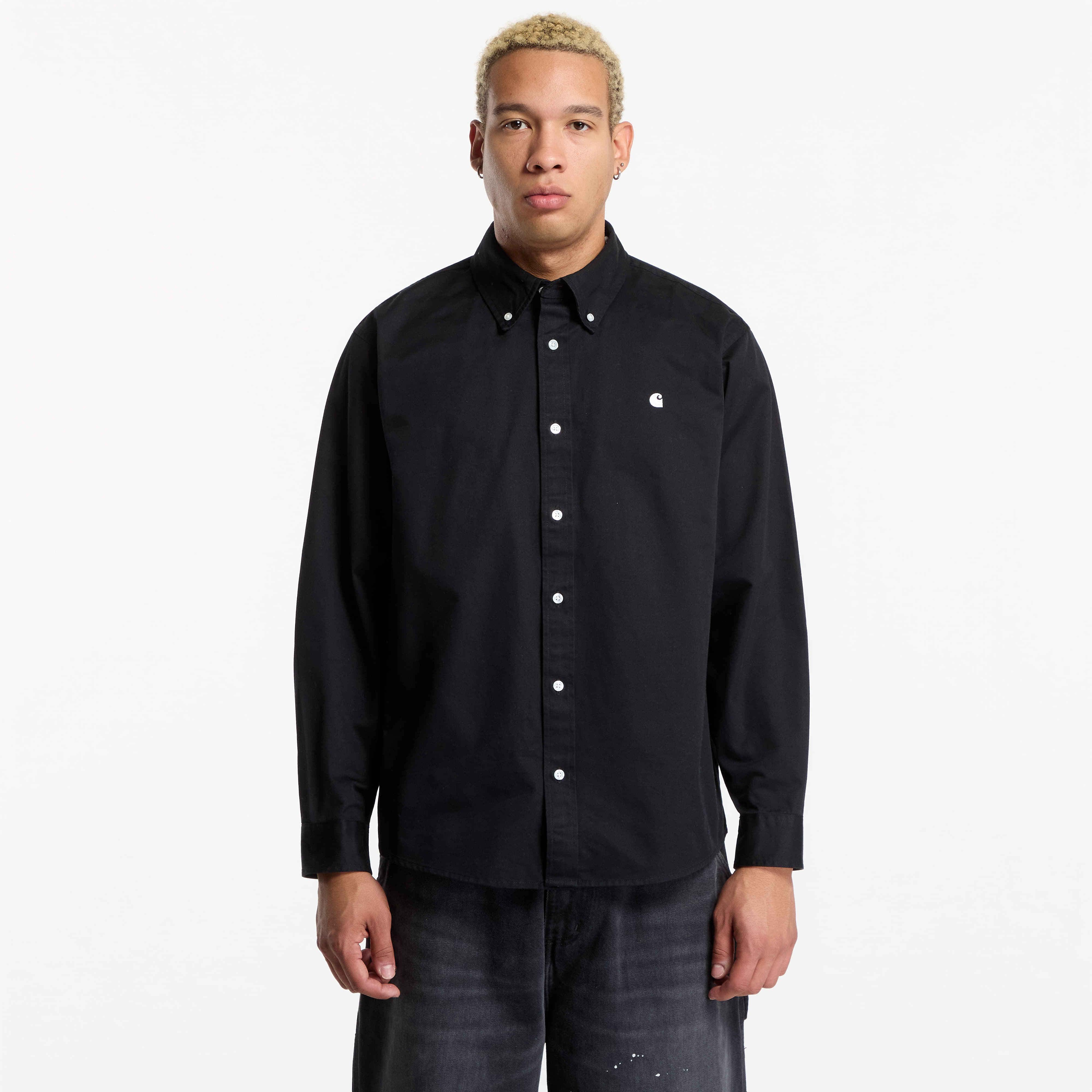Cămașă Carhartt WIP L/S OG Madison Shirt UNISEX Black XL