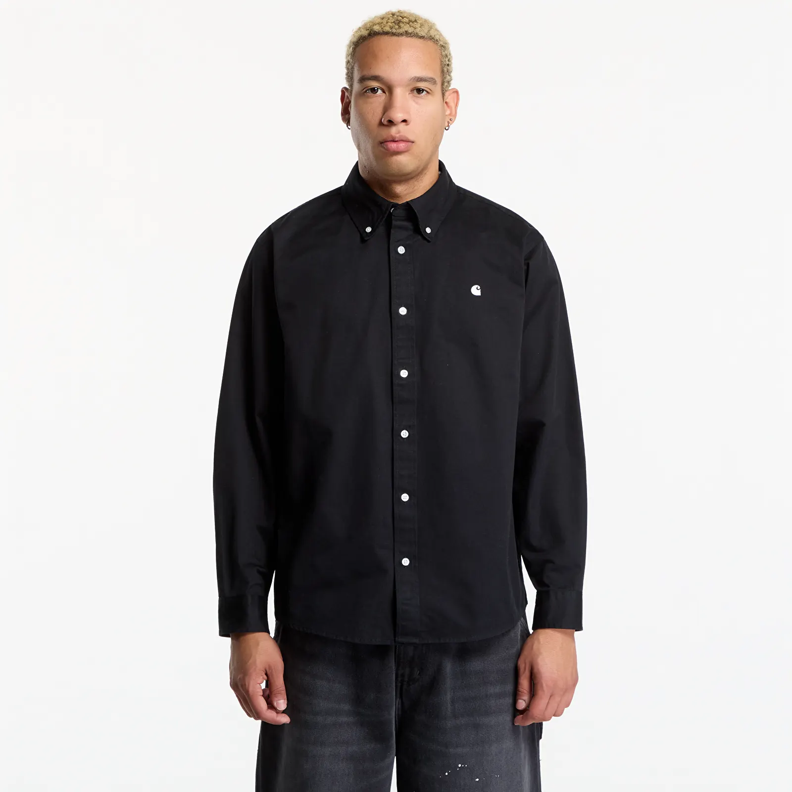 Chemises Carhartt WIP L/S OG Madison Shirt UNISEX Black