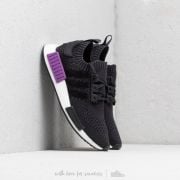 Men s shoes adidas NMD R1 Primeknit Core Black Core Black Active Purple Footshop