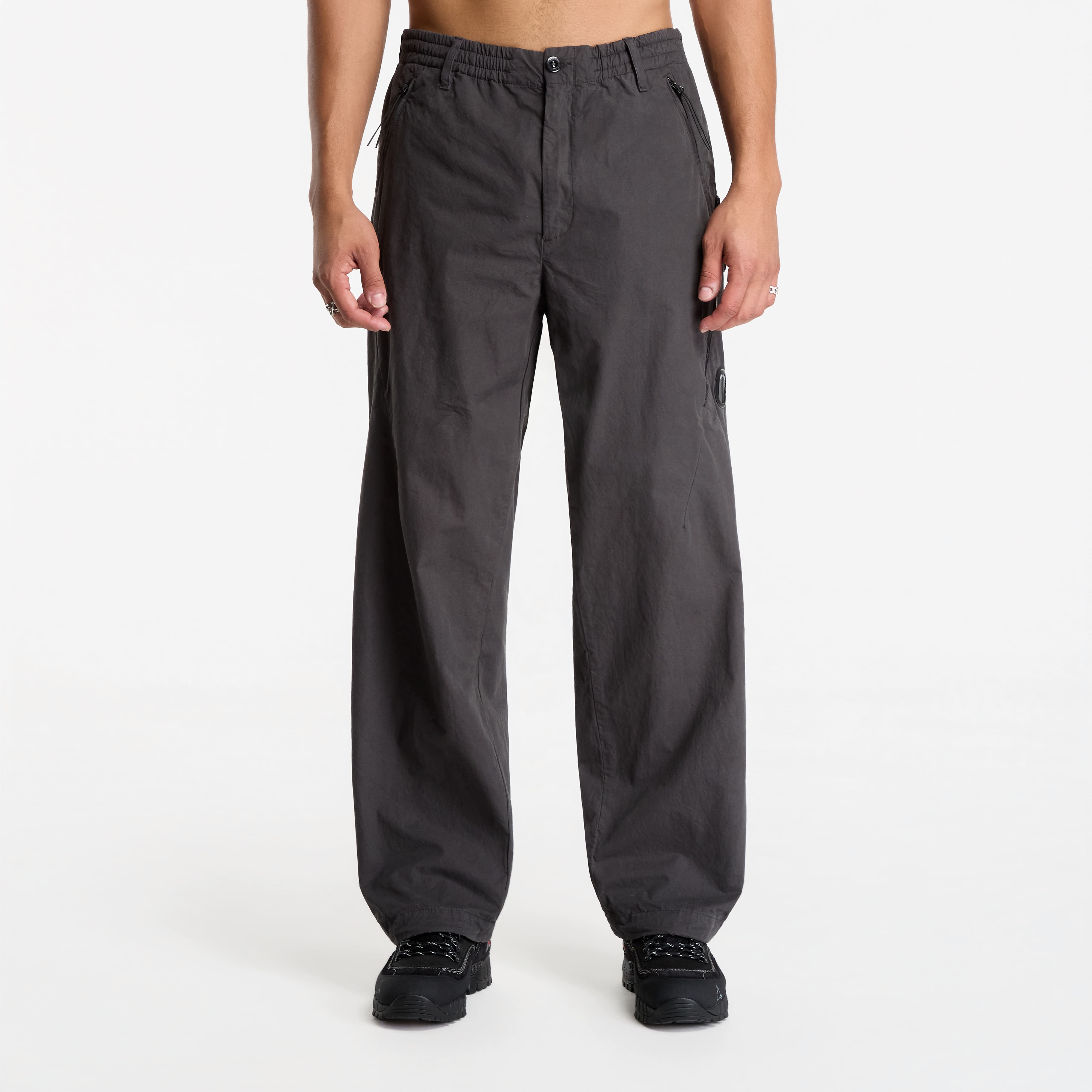 Панталони C.P. Company Micro Reps No Side Seams Pants Black 52