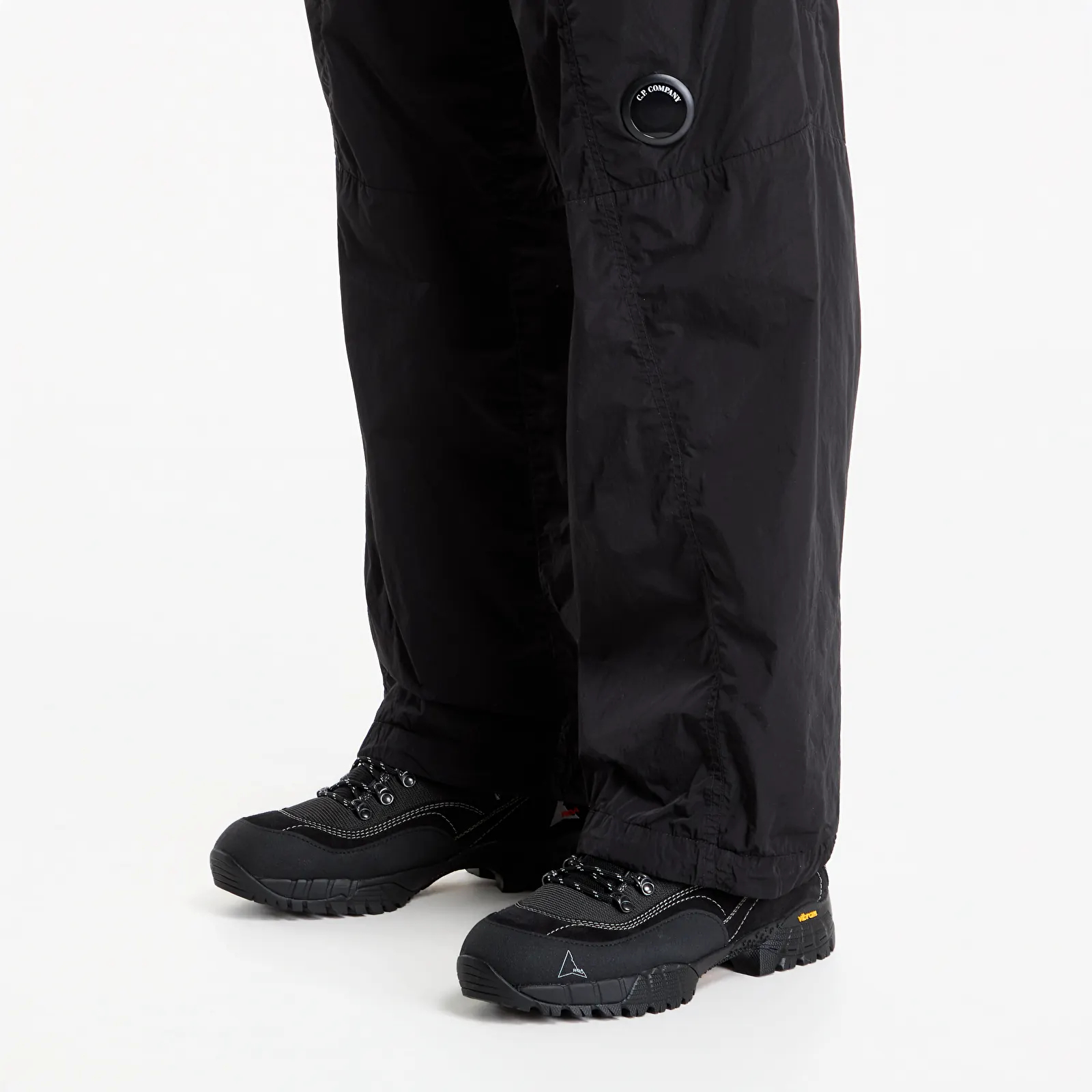 Joggingbukser C.P. Company Chrome-R No Side Seams Lens Cargo Pants Black