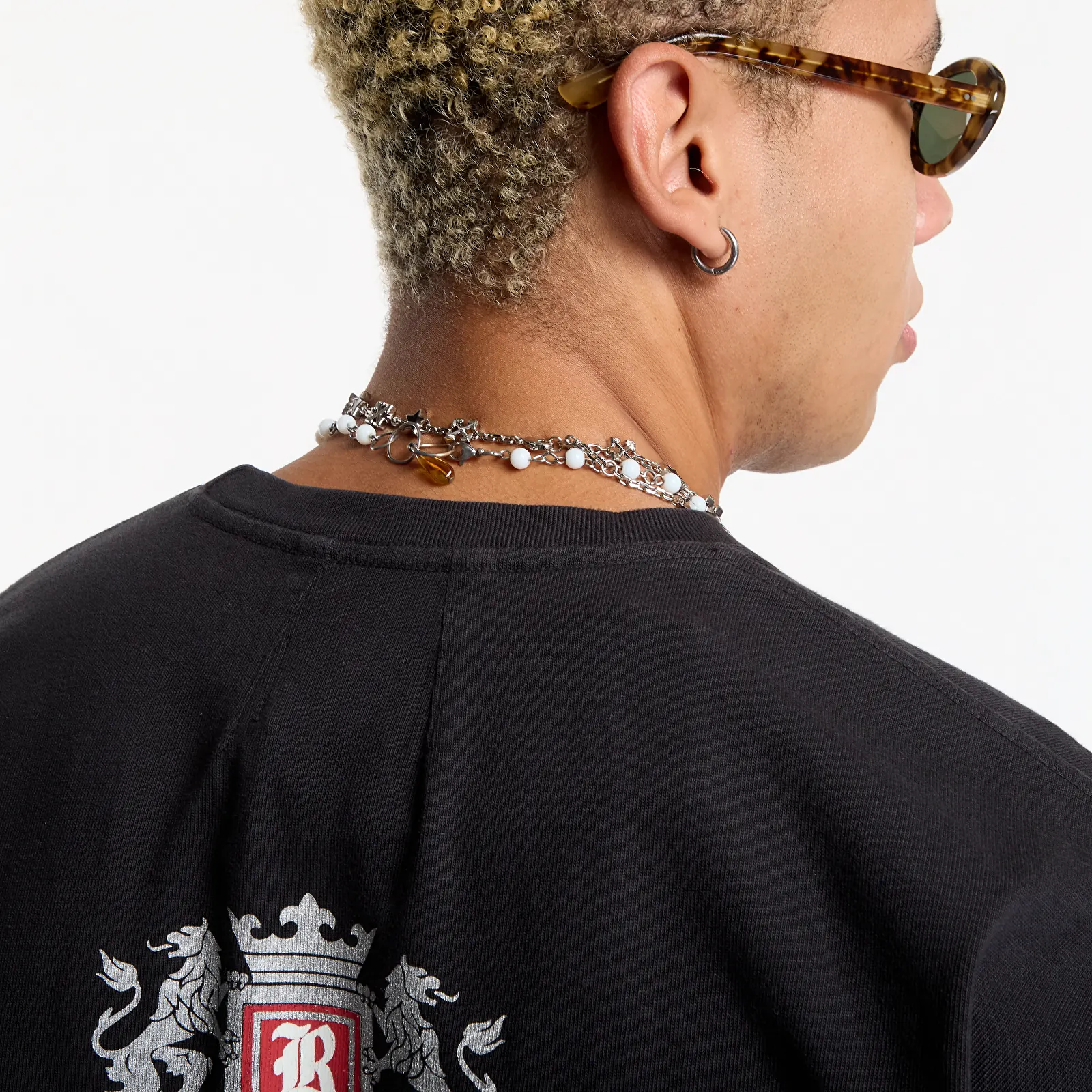 T-shirts  Rhude Desert Crest Tee Vintage Black/ Silver