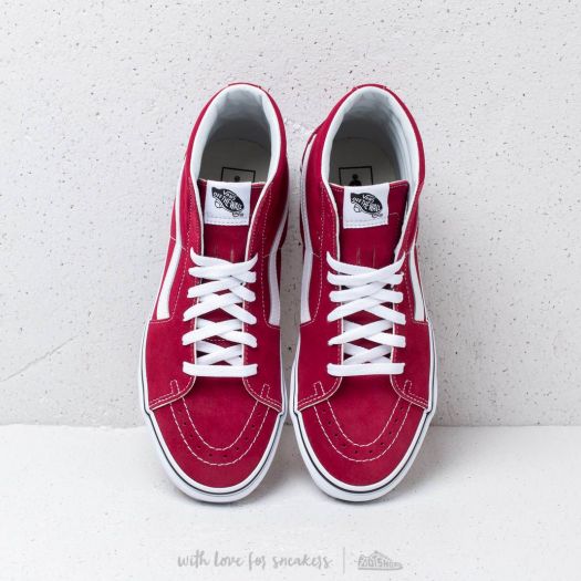 Vans sk8 hi rumba red on sale